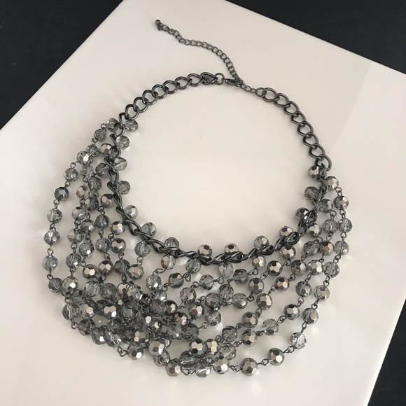 Premier Designs Crystals Swag Necklace NEW - Picture 2 of 3